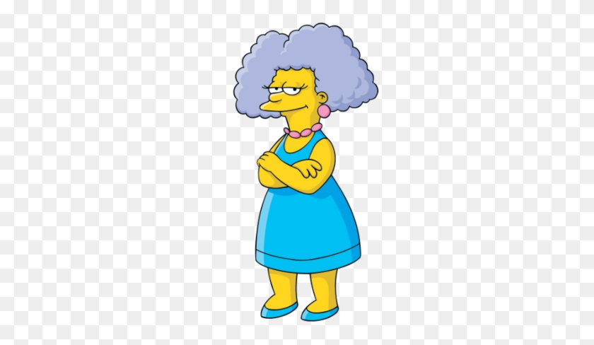 250x428 Selma Bouvier - Marge Simpson PNG