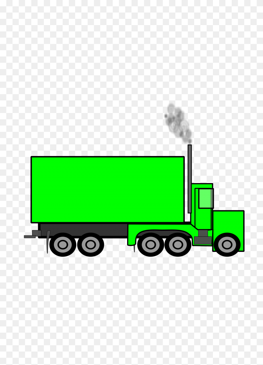 2400x3394 Semi Truck Semi Truck Clipart - Clipart De Quinta Rueda