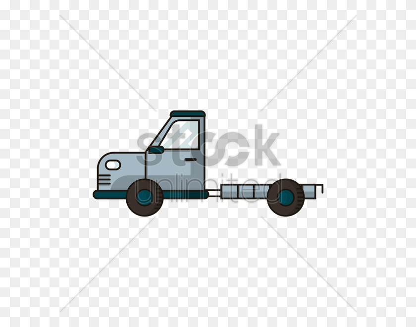 600x600 Semi Truck Vector Image - Semi Truck PNG