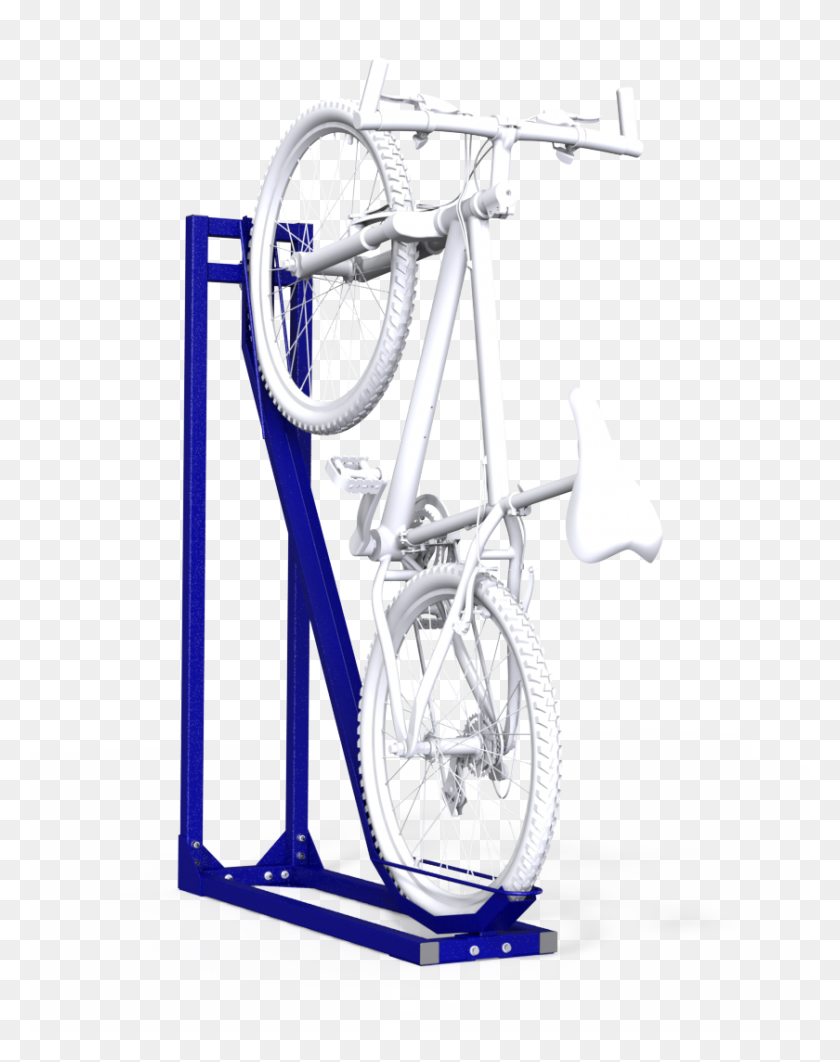 840x1080 Soporte Semi Vertical Para Bicicletas - Soporte Para Bicicletas Png