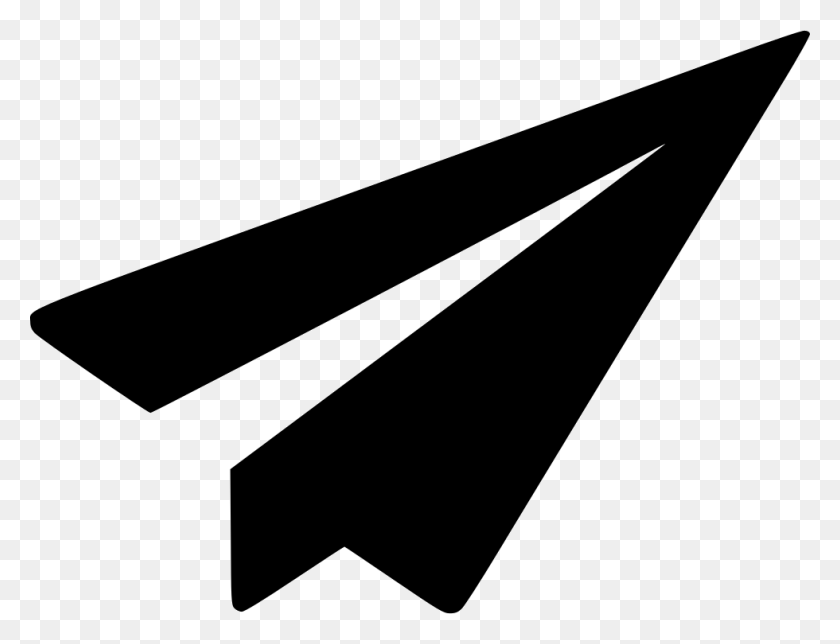 980x734 Отправить Сообщение Бумажный Самолетик Сообщение Электронной Почты Значок В Формате Png - Бумага В Png