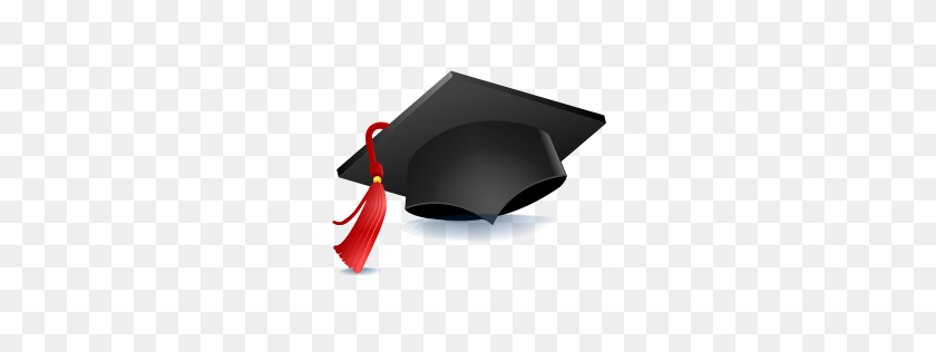256x256 Senior Cap And Gowns - Cap And Gown PNG