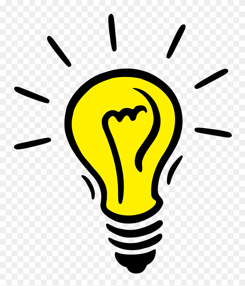 2368x2800 Sensational Inspiration Ideas Lightbulb Clip Art Clipart - Lightbulb Idea Clipart