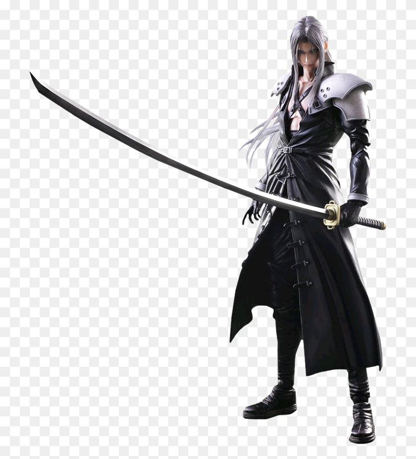 722x866 Sephiroth Play Arts Action Figure - Sephiroth PNG