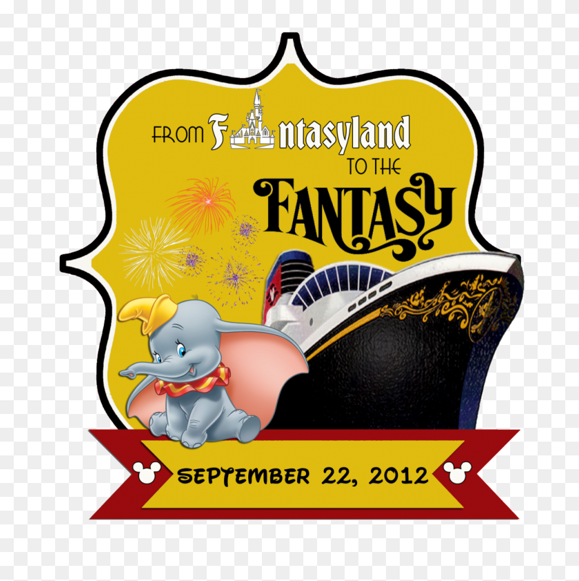1021x1024 September Fantasy Eastern From Fantasyland - Disney Cruise Ship Clipart
