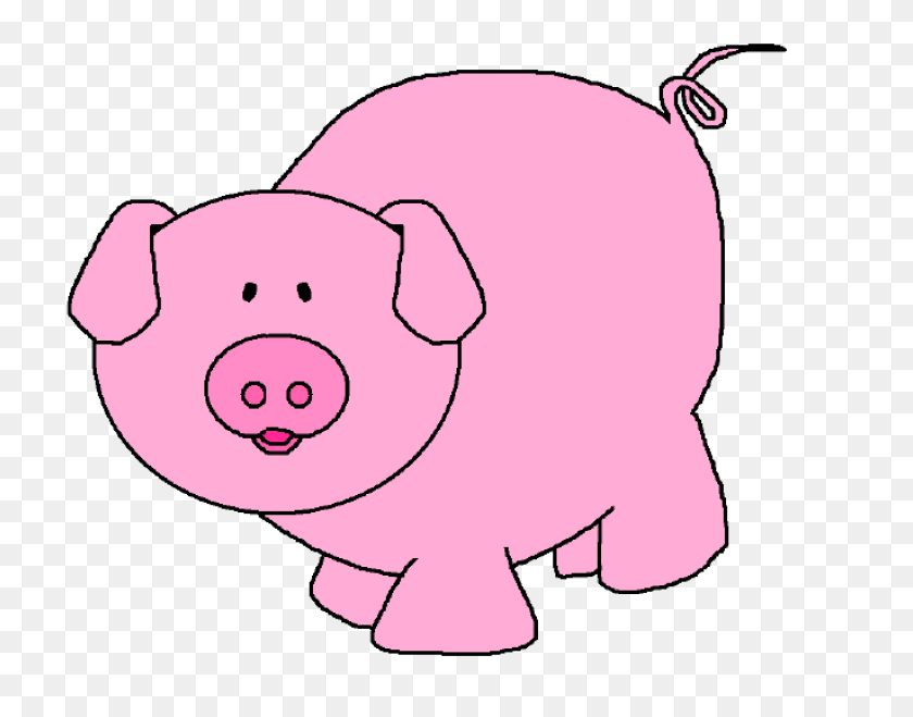728x599 September Free Clipart Download - Pig Clipart Outline