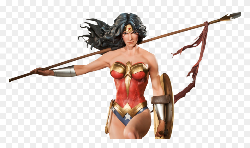 1280x720 Serious New Wonder Woman Statue Coming - Wonderwoman PNG
