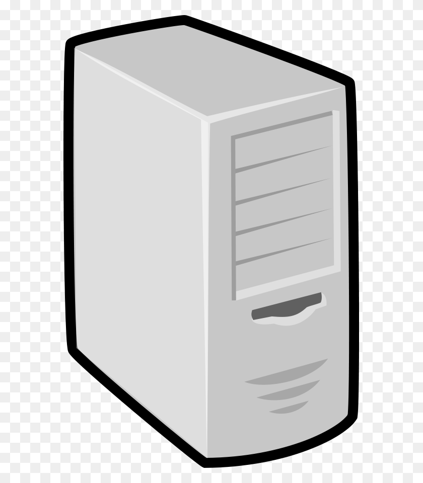 587x900 Server Clip Art - Filing Cabinet Clipart