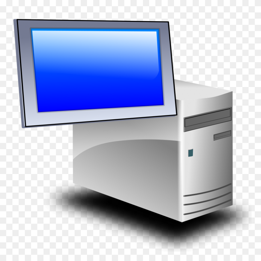 800x800 Server Clipart Clip Art - Desktop Computer Clipart