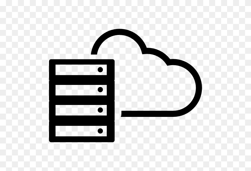 512x512 Server Cloud - Server PNG