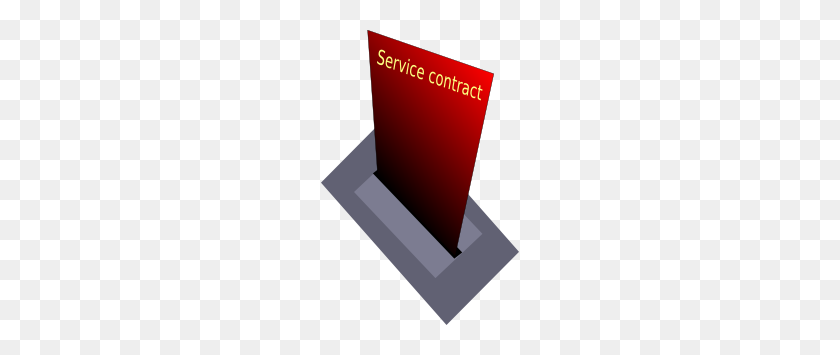 198x295 Service Contract Clip Art - Contract Clip Art