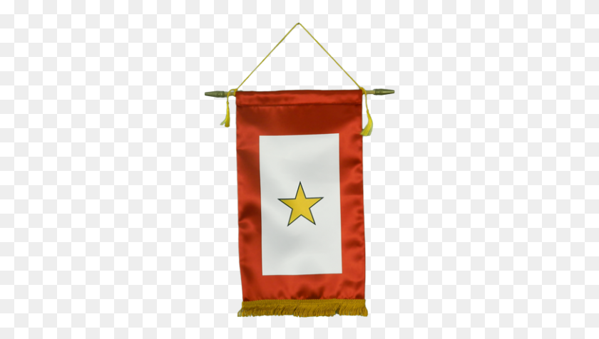 520x416 Service Star Banner Gold Star - Gold Banner PNG