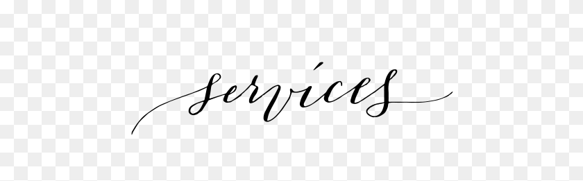 472x201 Services - Calligraphy PNG