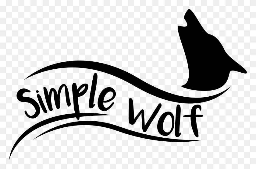 3129x1993 Services Simple Wolf - Wolf Logo PNG
