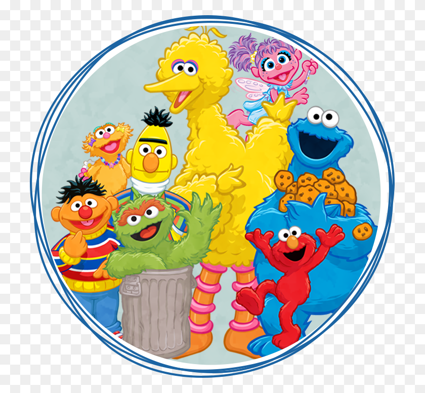 721x716 Sesame Street Collection Luvibeekidsco - Sesame Street Birthday Clip Art
