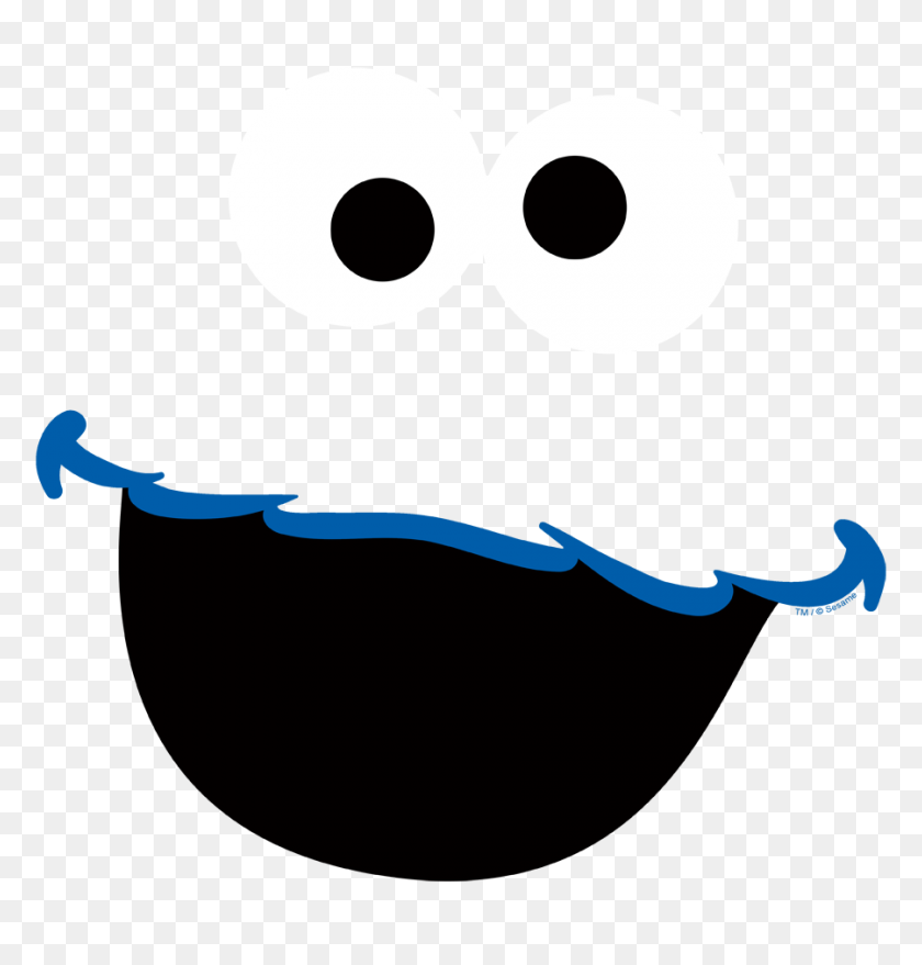 900x945 Улица Сезам Cookie Monster Face Юниоры Футболка - Cookie Monster Png