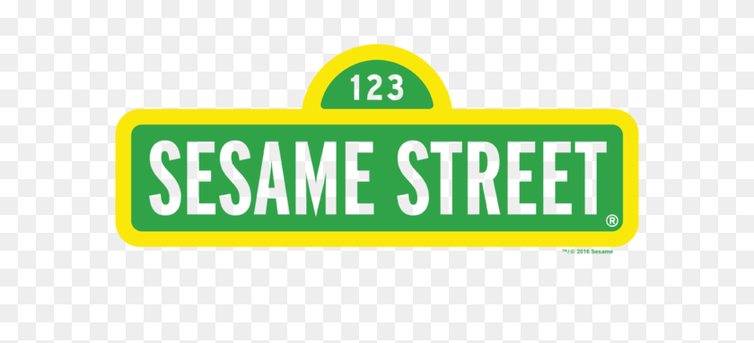 600x323 Sesame Street Logo Men's Regular Fit T Shirt - Sesame Street Sign Clipart