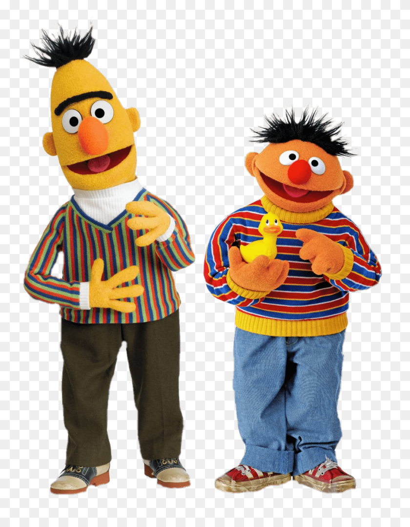 900x1176 Sesame Street Transparent Png Images - Bert And Ernie Clipart
