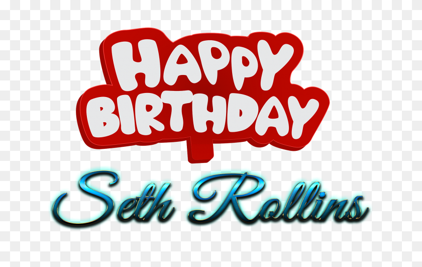 1740x1052 Seth Rollins Happy Birthday Name Logo - Seth Rollins Logo PNG