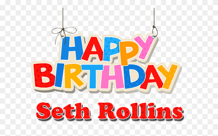 1664x992 Seth Rollins Happy Birthday Name Png - Seth Rollins Logo PNG