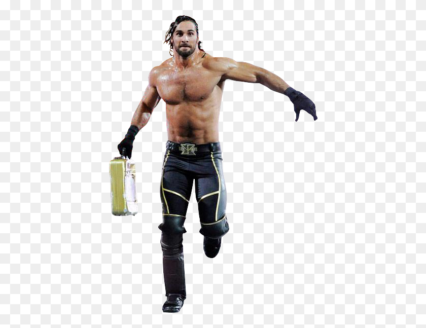 412x587 Seth Rollins Running To Cash - Tracy Mcgrady PNG