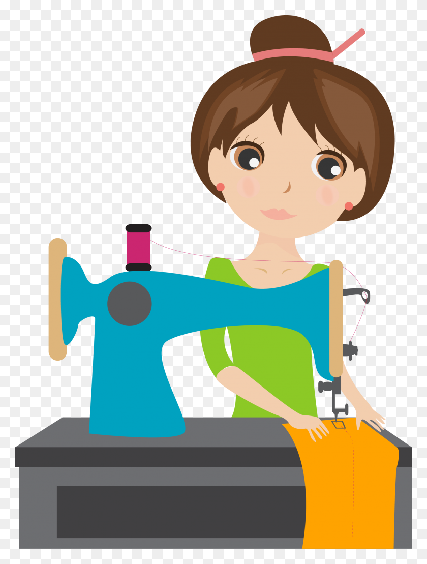 1925x2591 Sew Me Up Coser, Coser - Crystal Clipart