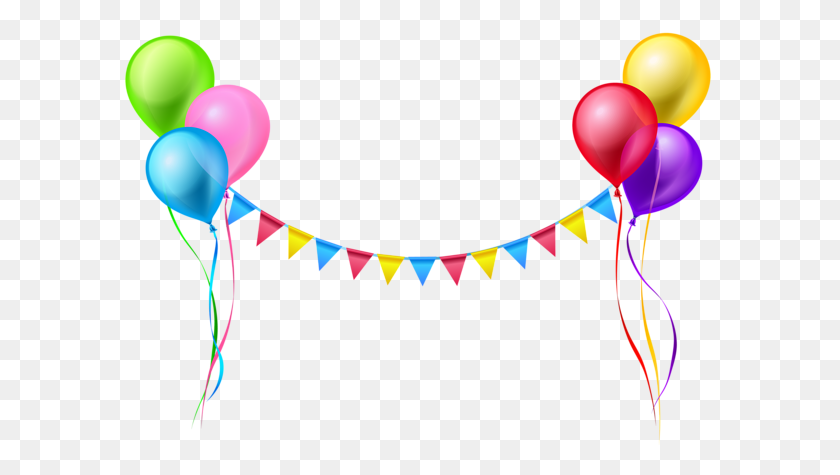600x415 Sewing - Birthday Streamers Clipart