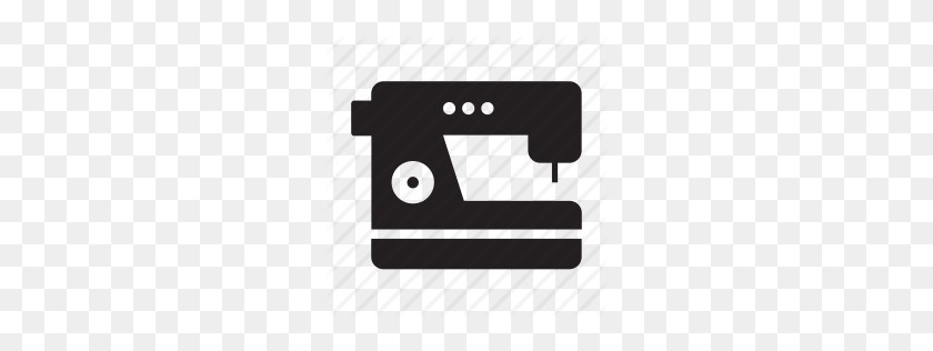 256x256 Sewing Machine Clip Art Png, Free Sewing Kit Clip Art Elements - Sewing Machine Clipart