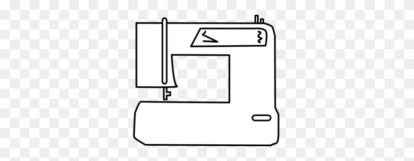 300x267 Sewing Machine Clipart - Sewing Clip Art Free