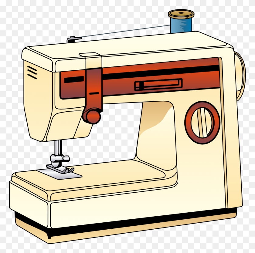 1200x1192 Sewing Machine Clipart Sewing Equipment - Free Quilting Clip Art