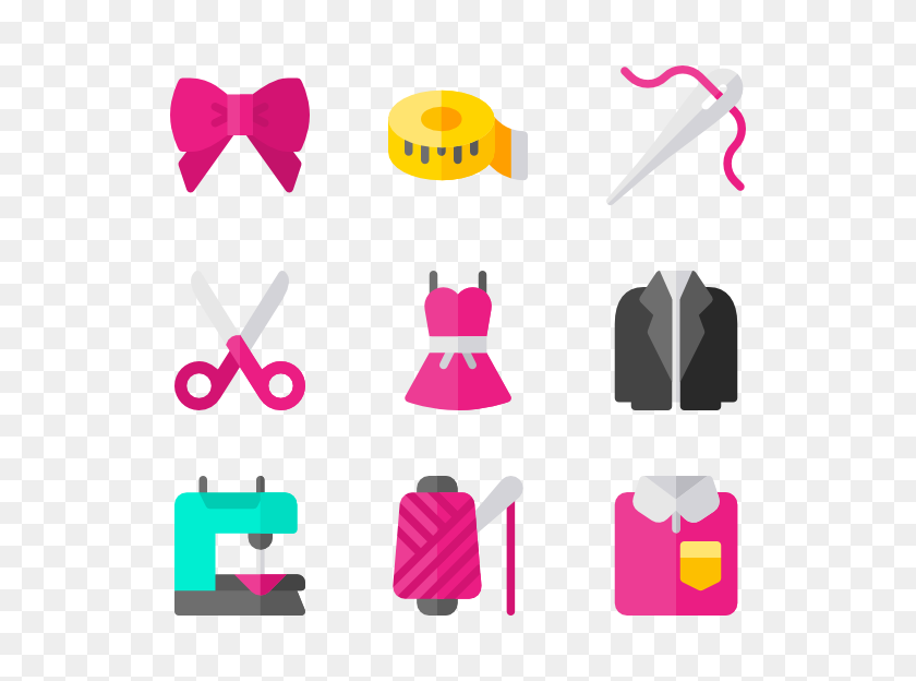 600x564 Sewing Machine Icons - Sewing Stitches Clipart
