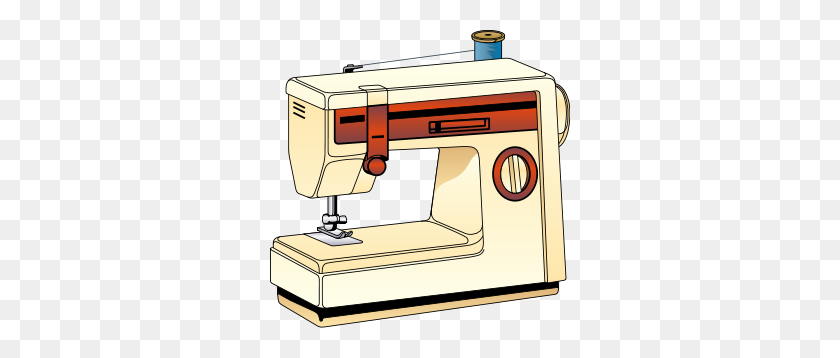 300x298 Sewing Machine Png Clip Arts For Web - Simple Machines Clipart