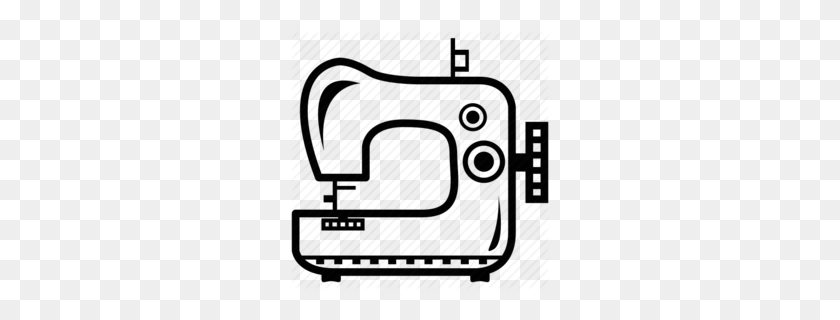 260x260 Sewing Machines Clipart - Sewing Clipart