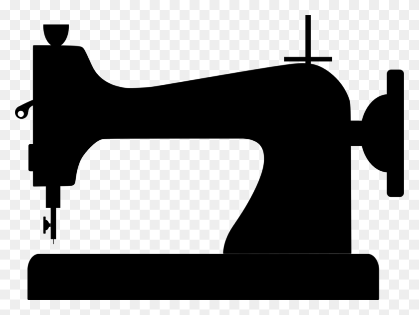 1024x750 Sewing Machines Silhouette Sewing Machine Needles - Sewing Clip Art Free