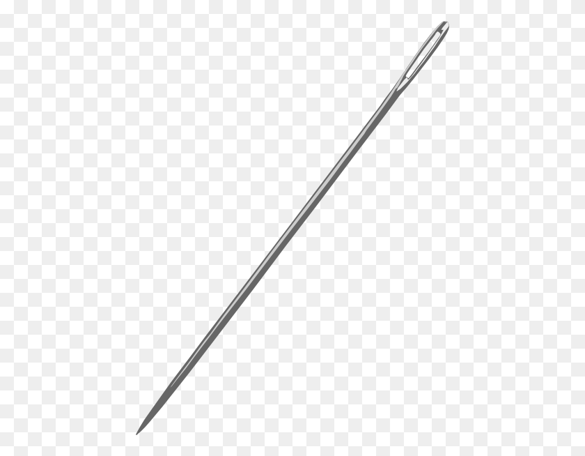 450x594 Sewing Needle Clip Art - Golf Club Clipart Black And White