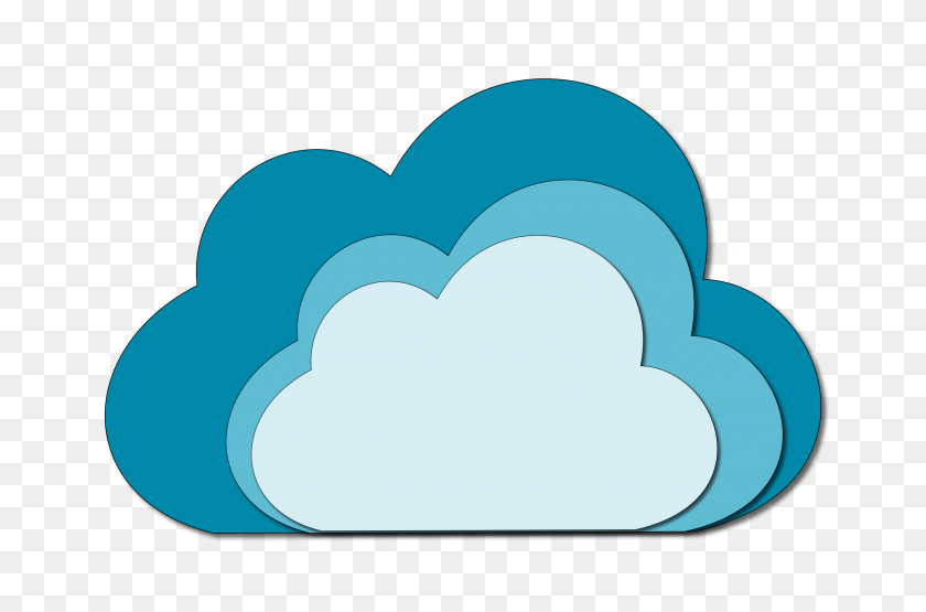 2400x1524 Shaded Clouds Icons Png - Blue Clouds PNG