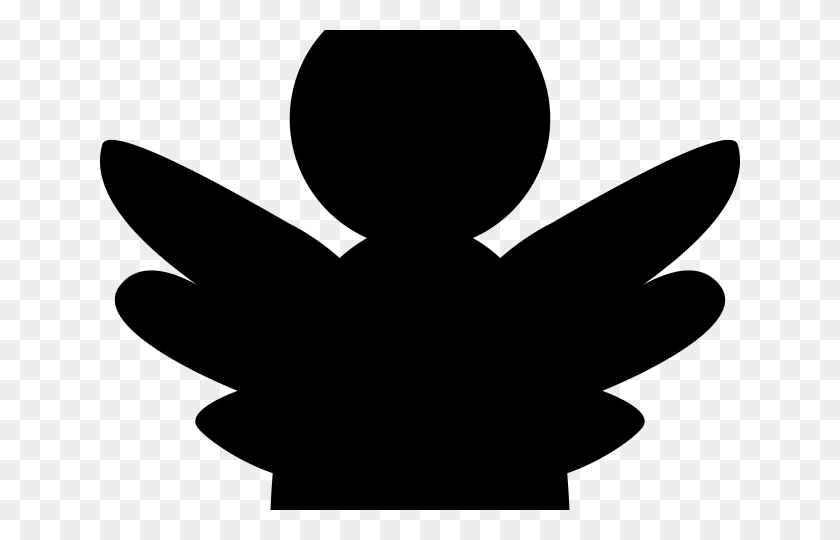 640x480 Shadow Clipart Angel - Angel Silhouette PNG
