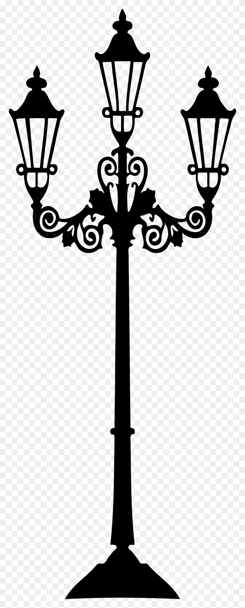1025x2661 Shadow Clipart Lamp - Nickel Clipart Black And White