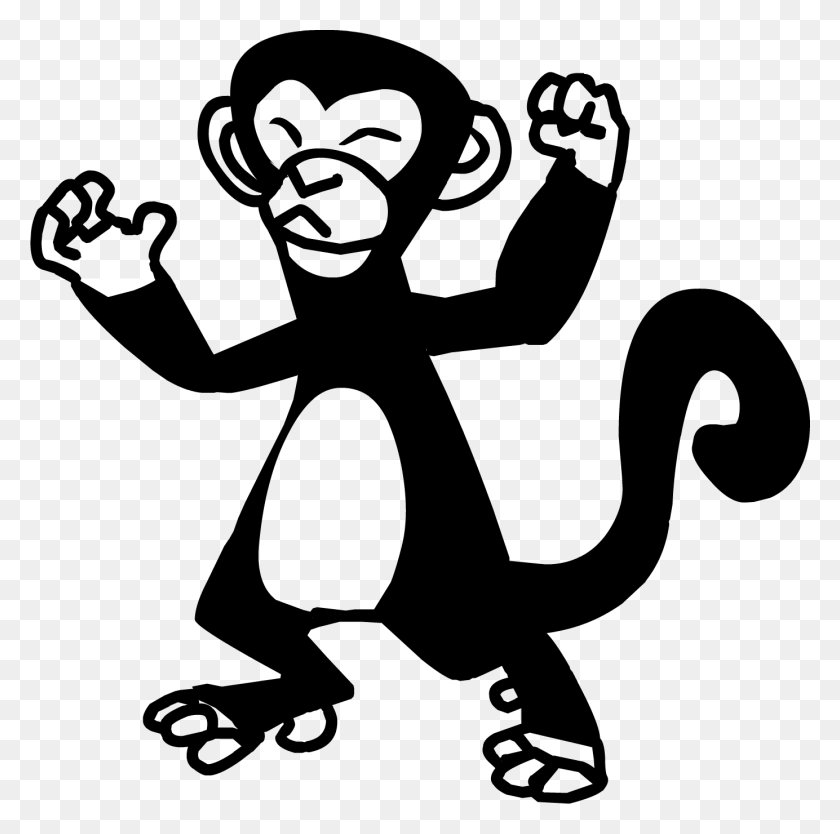 1384x1374 Shadows Clipart Monkey - King Kong Clipart