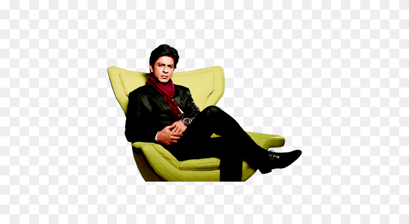 400x400 Shahrukh Khan Transparent Png Images - Person Sitting In Chair PNG