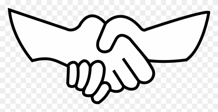 1047x500 Shake Hands Clip Art People Shaking Hands Drawing - Free Clip Art People
