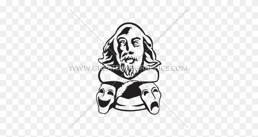 385x385 Shakespeare Theater Production Ready Artwork For T Shirt Printing - Shakespeare PNG