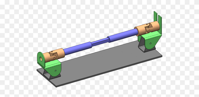 615x351 Shaky Breaky Part Analyzing A U Joint Driveshaft With Solidworks - Joint PNG