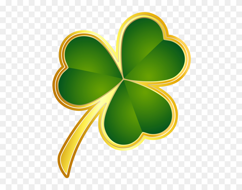 503x600 Shamrocks Clip Art Patricks Day Png St Patricks Day Gold Shamrock - Cajun Clipart