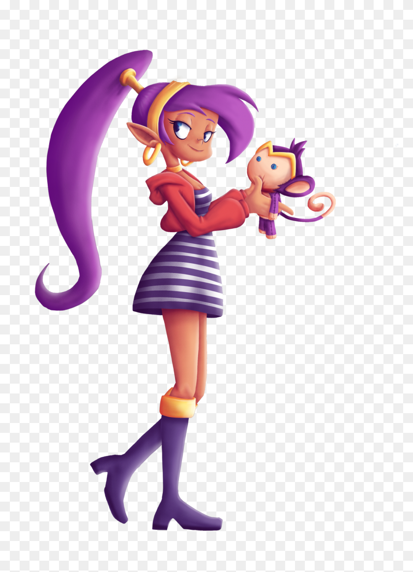 1280x1811 Shantae In Casual Clothing I Also Made A Speed - Shantae PNG