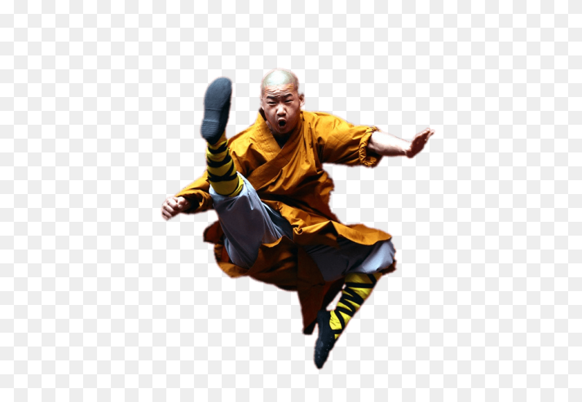 1024x683 Shaolin Monk Kicking Leg Forward Transparent Png - Monk PNG