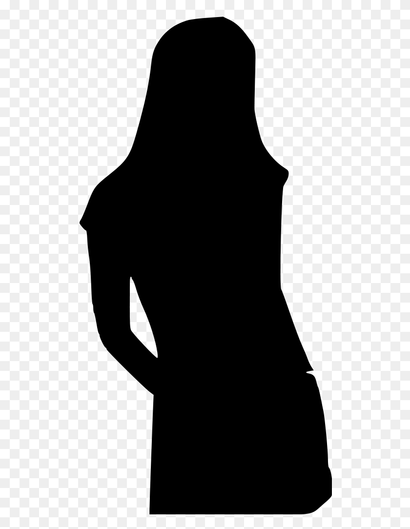 521x1024 Shaow Clipart Head Silhouette - Jirafa Silueta Clipart