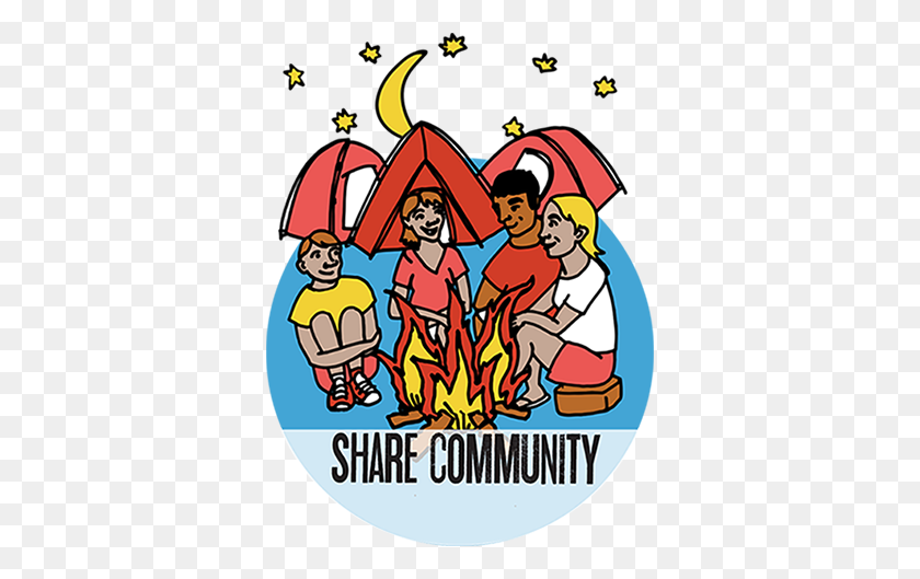 354x469 Share In The Community Vibes, Reserve Your Camping Spot Today - Rv Camping Clipart