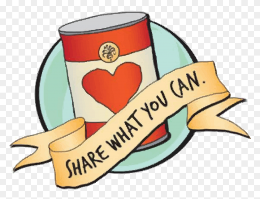 3943x2958 Share What You Can - Non Perishable Food Clipart