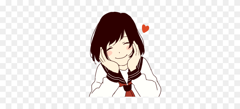 370x320 Shared - Cute Anime Girl PNG